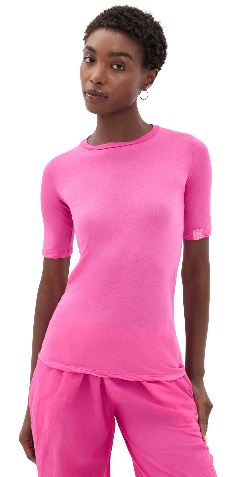 ALL THREE Victoria Tissue Cotton T-Shirt Diva M