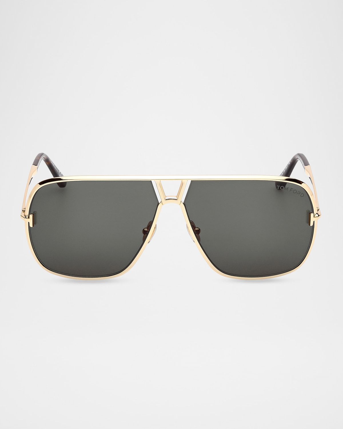 Stavros Aviator Metal Sunglasses