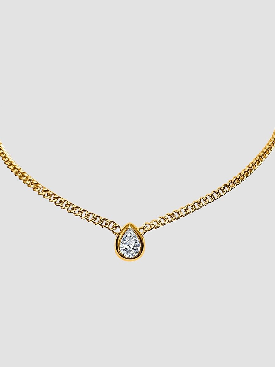 Women's Legacy Monaco 18K-Yellow-Gold Vermeil & 2.50 TCW Cubic Zirconia Pendant Necklace - Yellow Gold