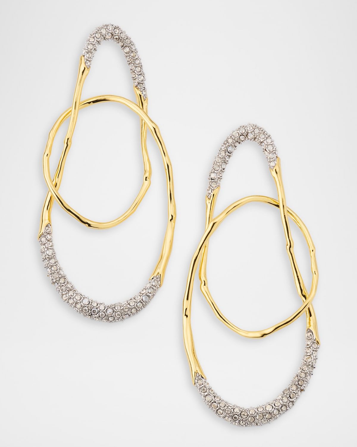 Solanales Crystal Large Orbit Earrings