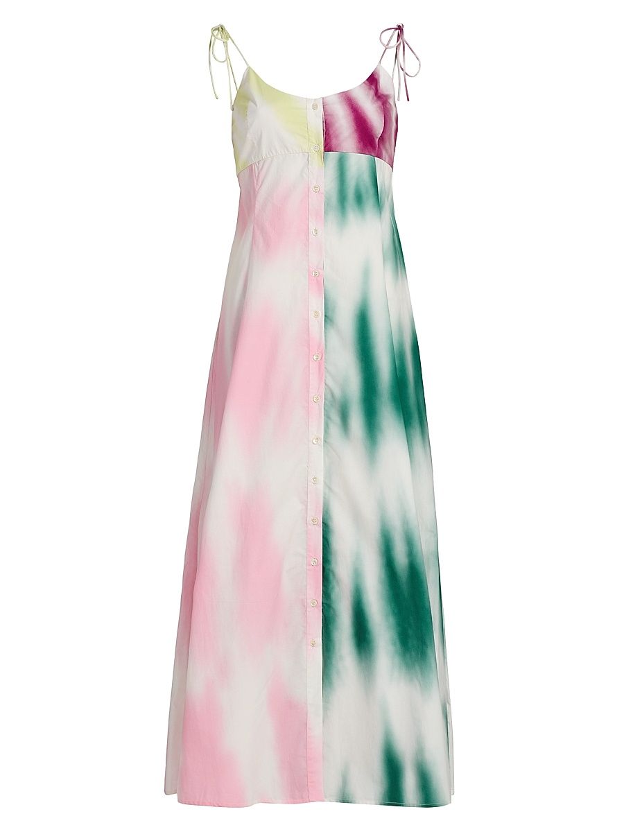 Women's High Garden Tie-Dye Maxi Dress - Tie Dye - Size 8