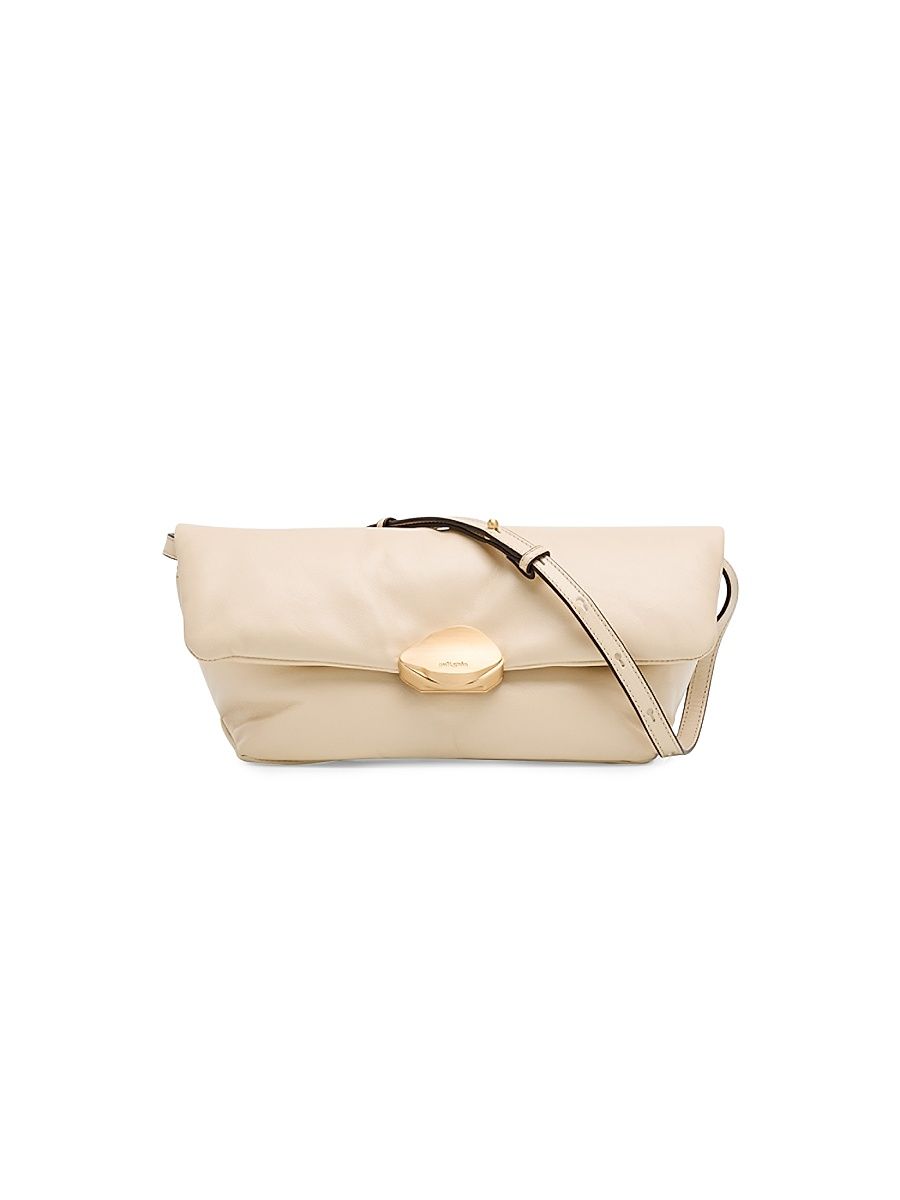 Women's Wren Leather Shoulder Bag - Alabaster