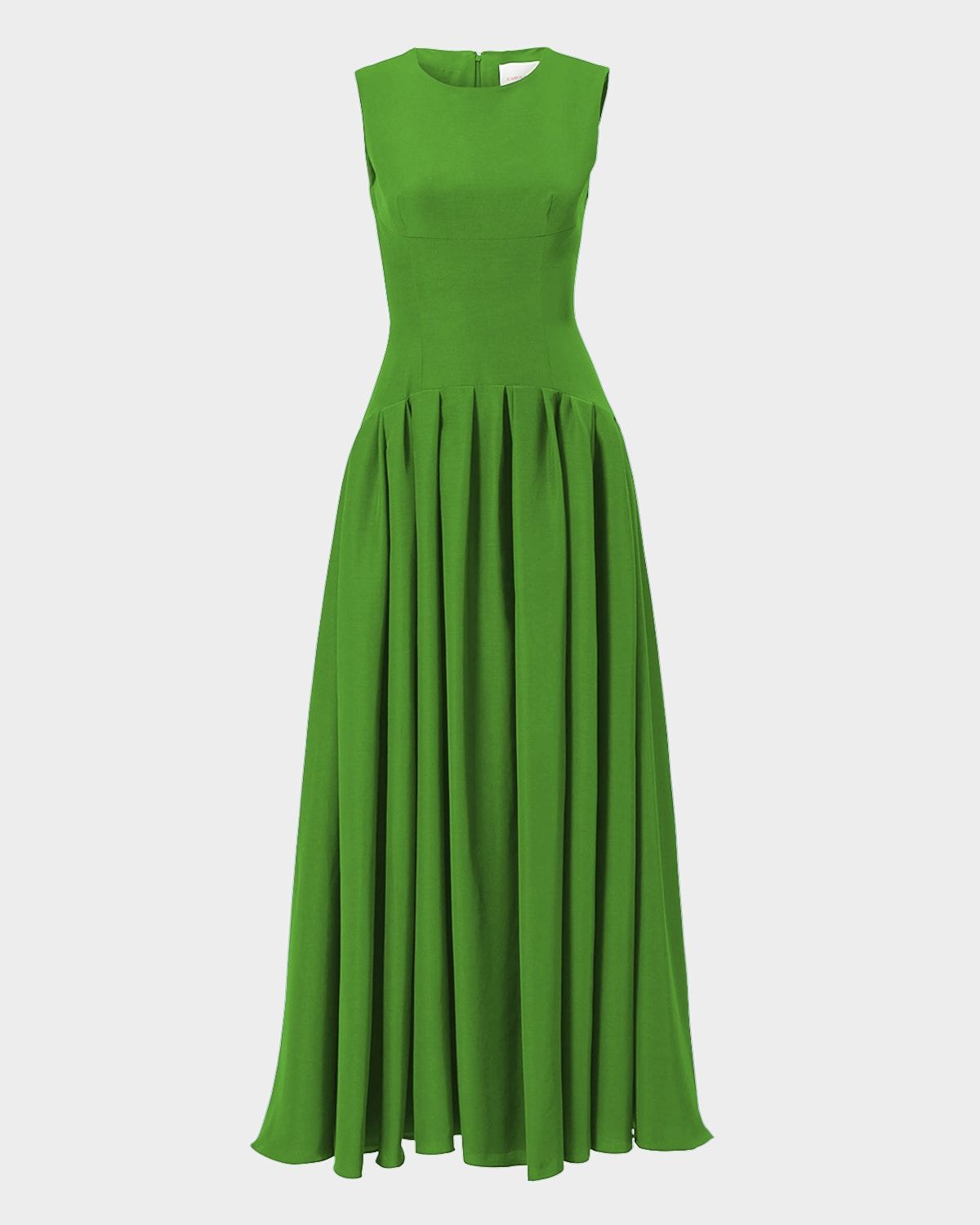 Long Fit-Flare Cotton Dress