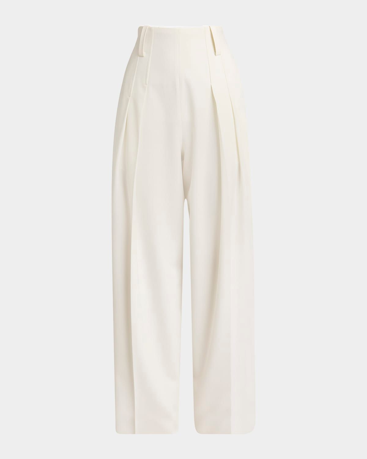 High Waist Cinched Trousers