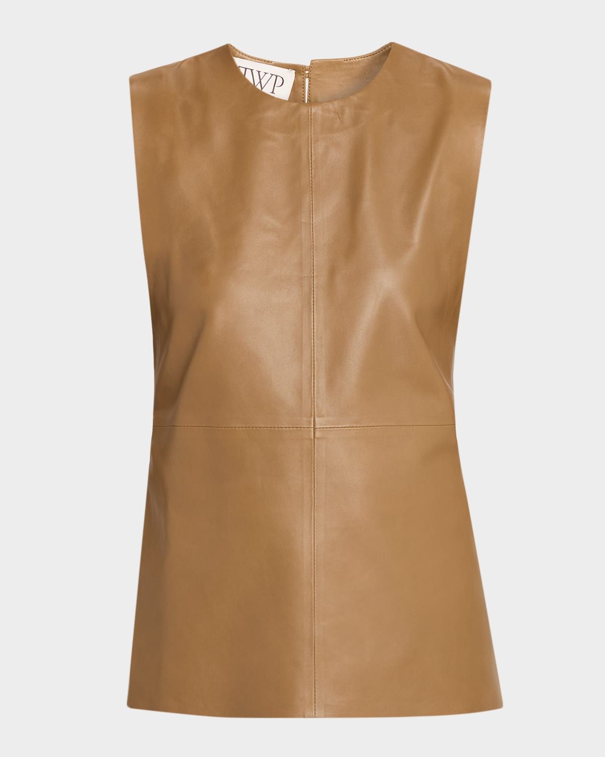 Apron Tunic in Leather
