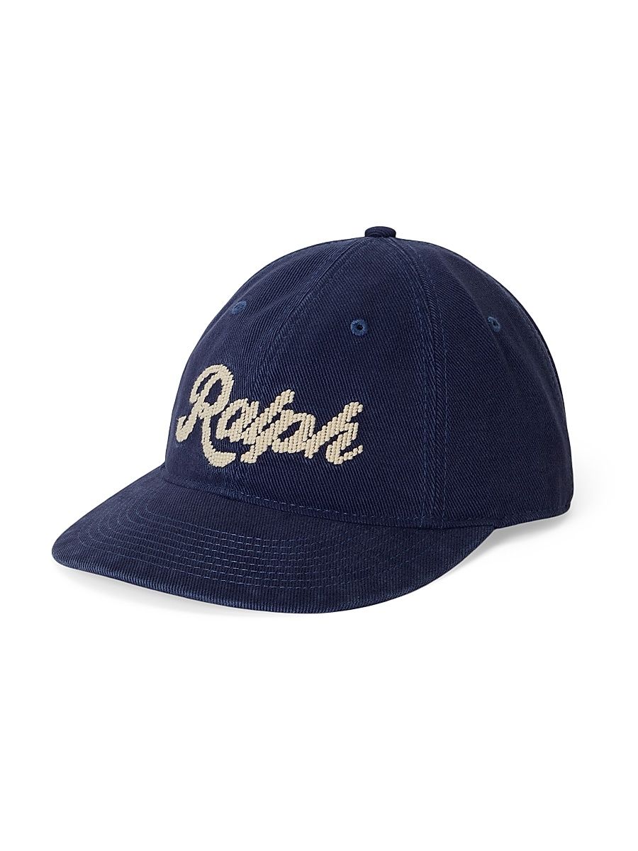 Men's Logo Cotton Corduroy Baseball Cap - Newport Navy