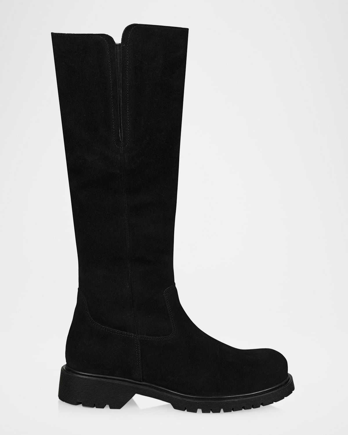 Harry Shearling-Lined Suede Knee-High Boots