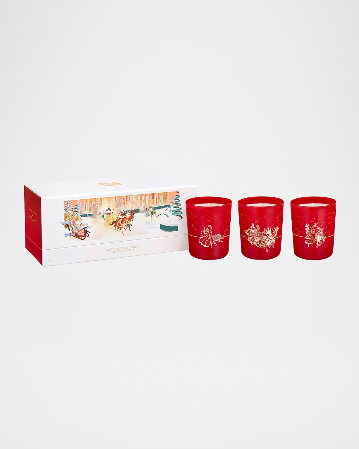 Festive Candle Trio, 3 x 75 g