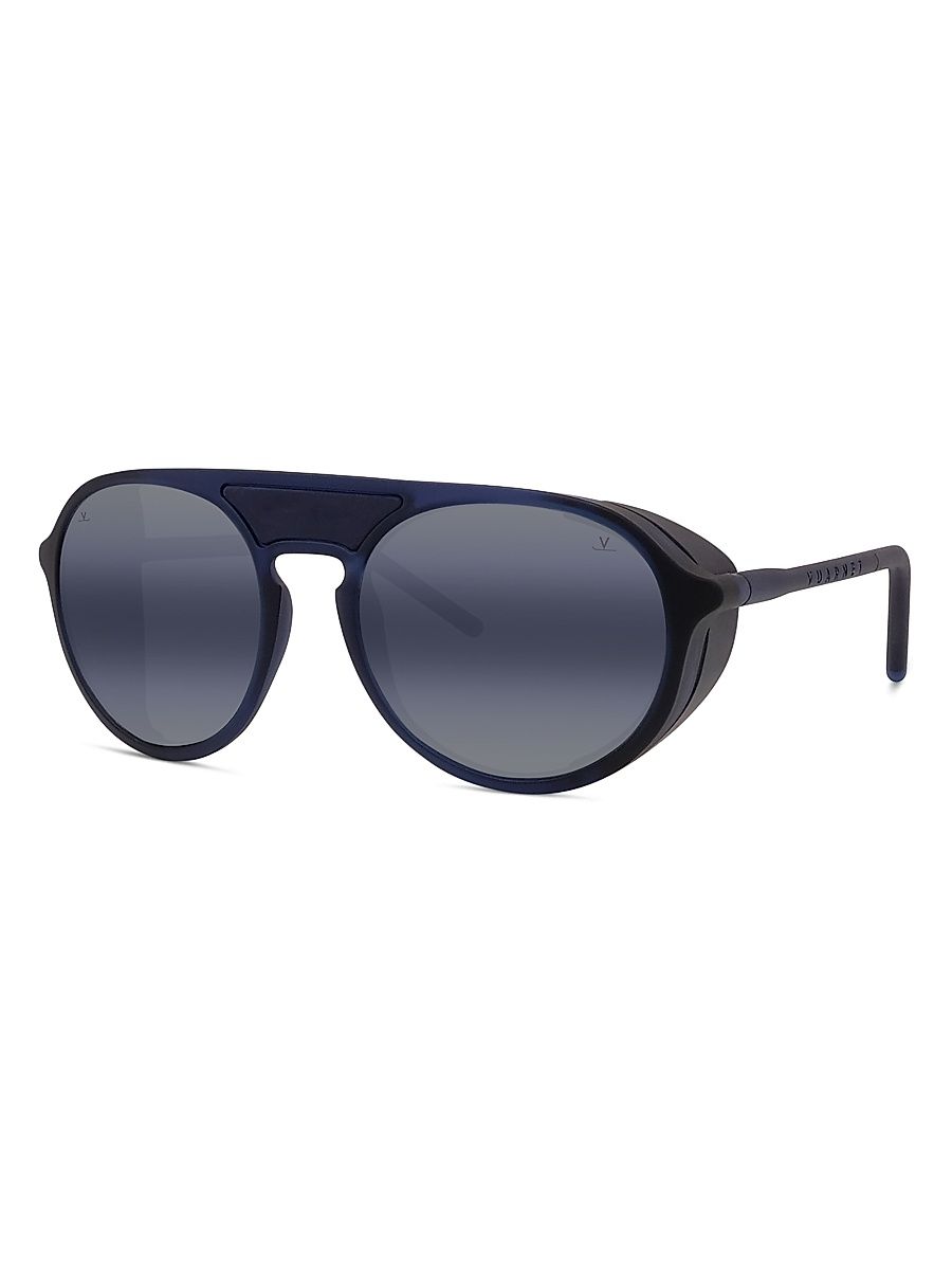 Vuarnet Men's Outdoor Ice 01 54MM Shield Sunglasses - Matte Blue
