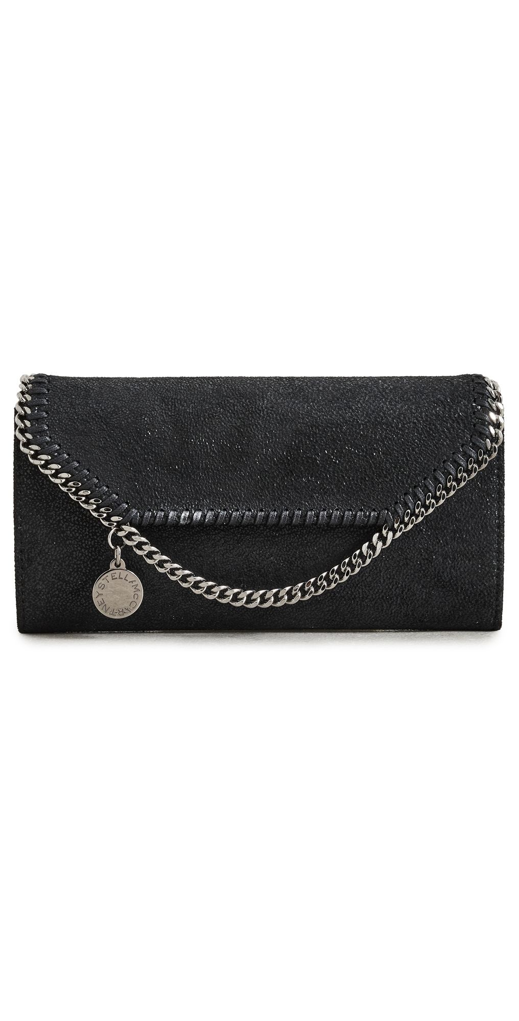 Stella McCartney Falabella Continental Wallet Black One Size
