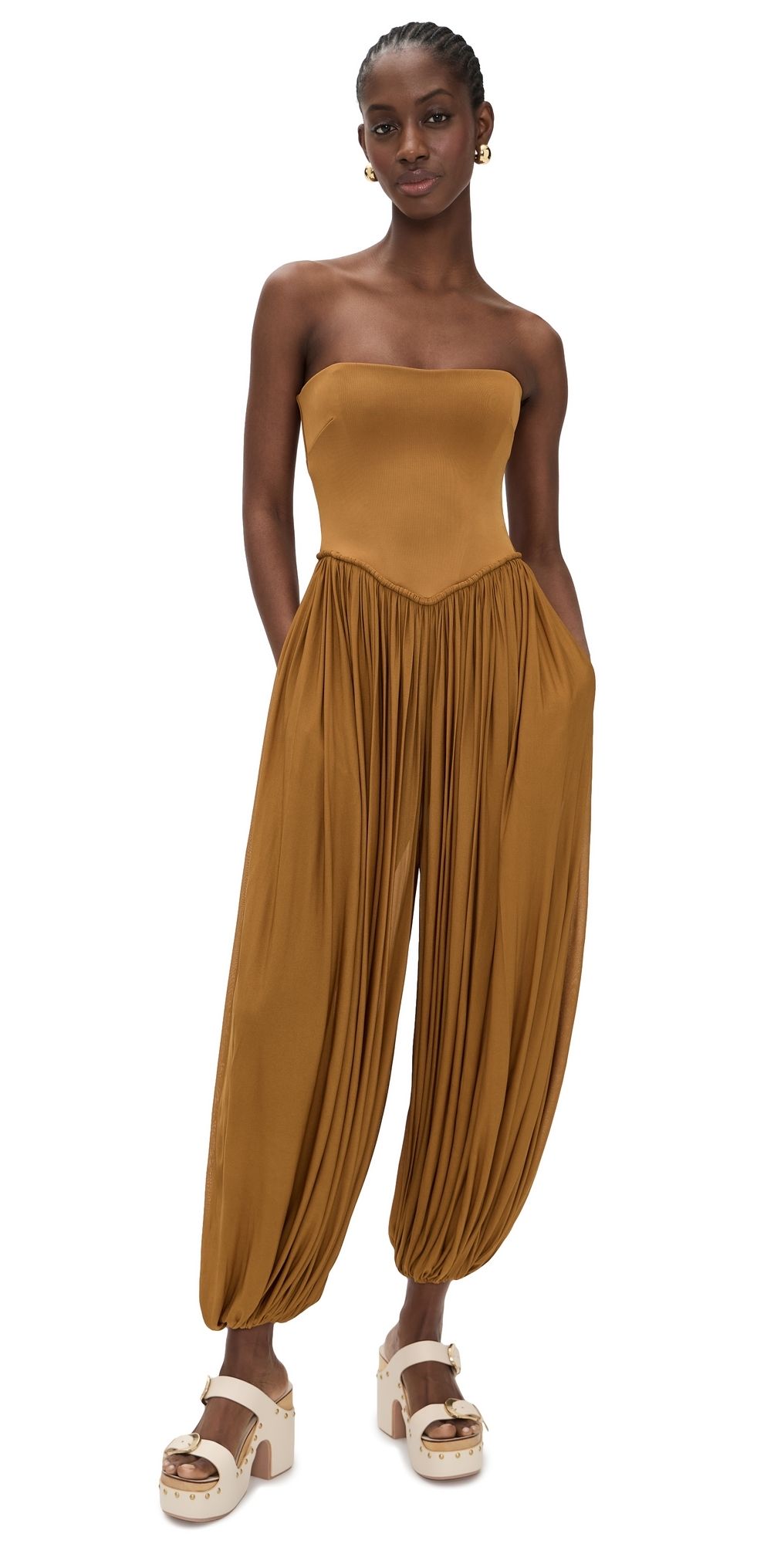 Zimmermann Luna Jersey Jumpsuit Whisky 3