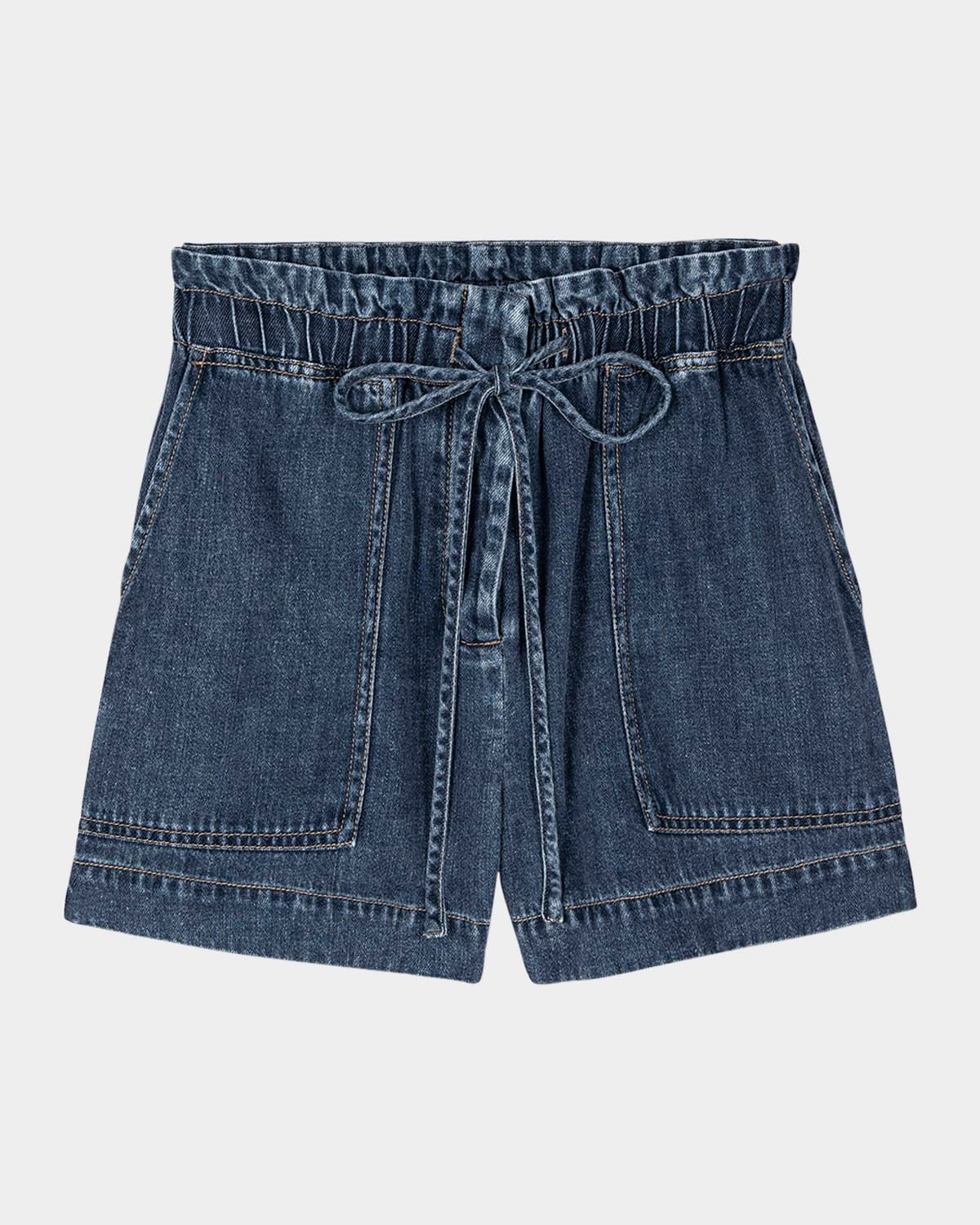 Foster Denim Paperbag Shorts