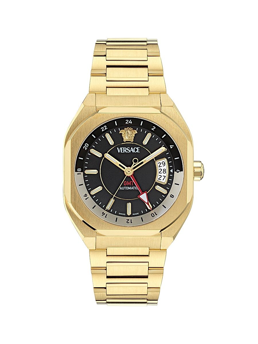 Men's V-Contempo GMT Gent Bracelet Watch/40MM x 48.3MM - Yellow Gold