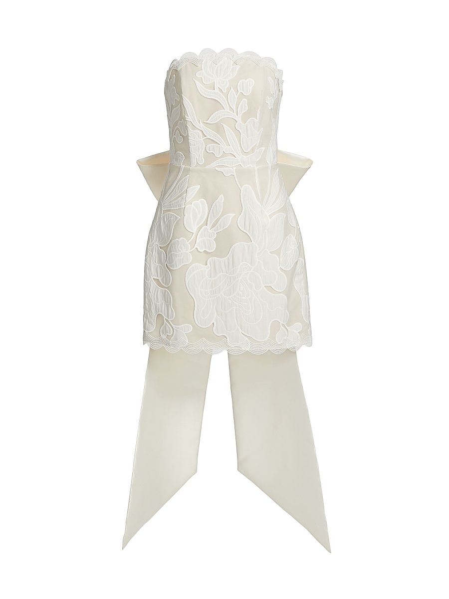 Women's Cap D'antibes Florian Mini Dress - Ivory - Size Large