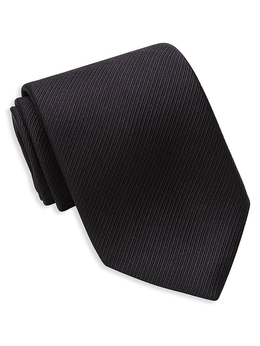 Men's Classic Silk Tie - Black