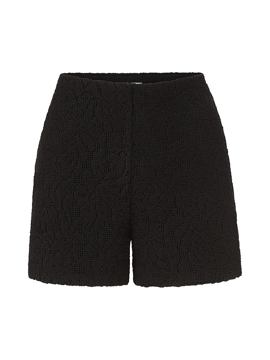 Women's Yardira Lace Shorts - Black - Size Large
