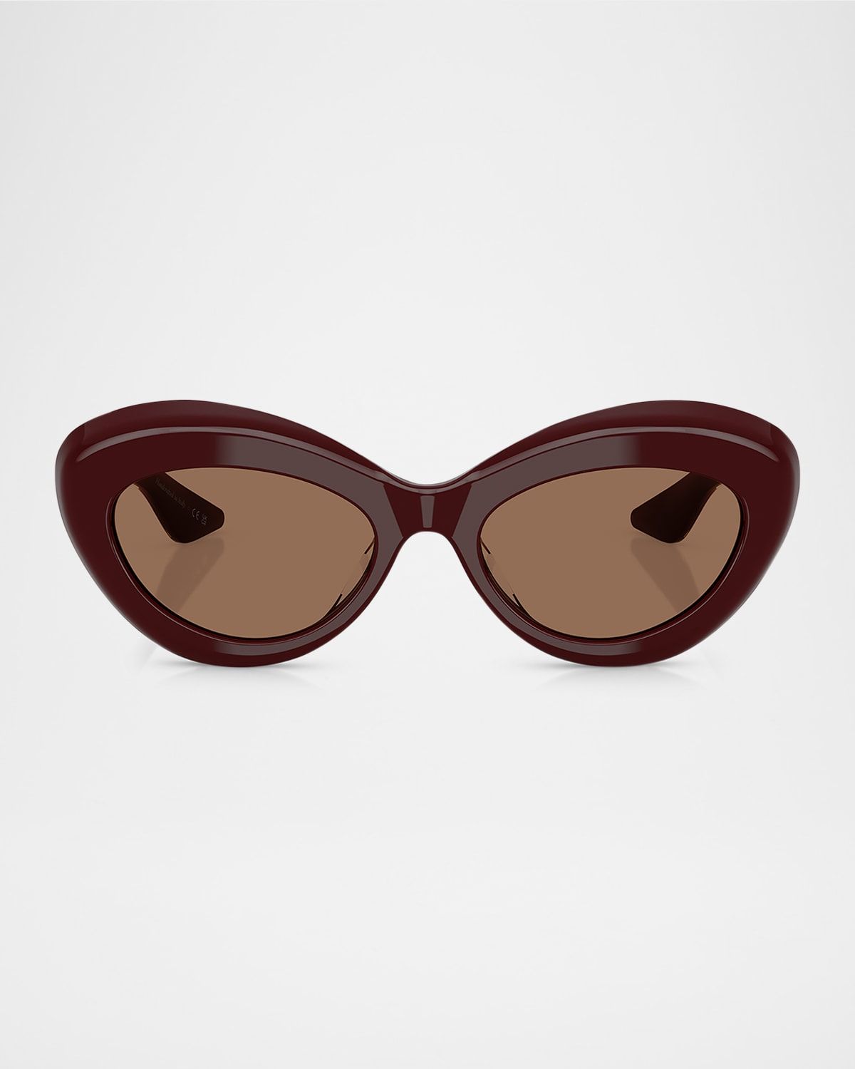 Bold Acetate Oval Sunglasses