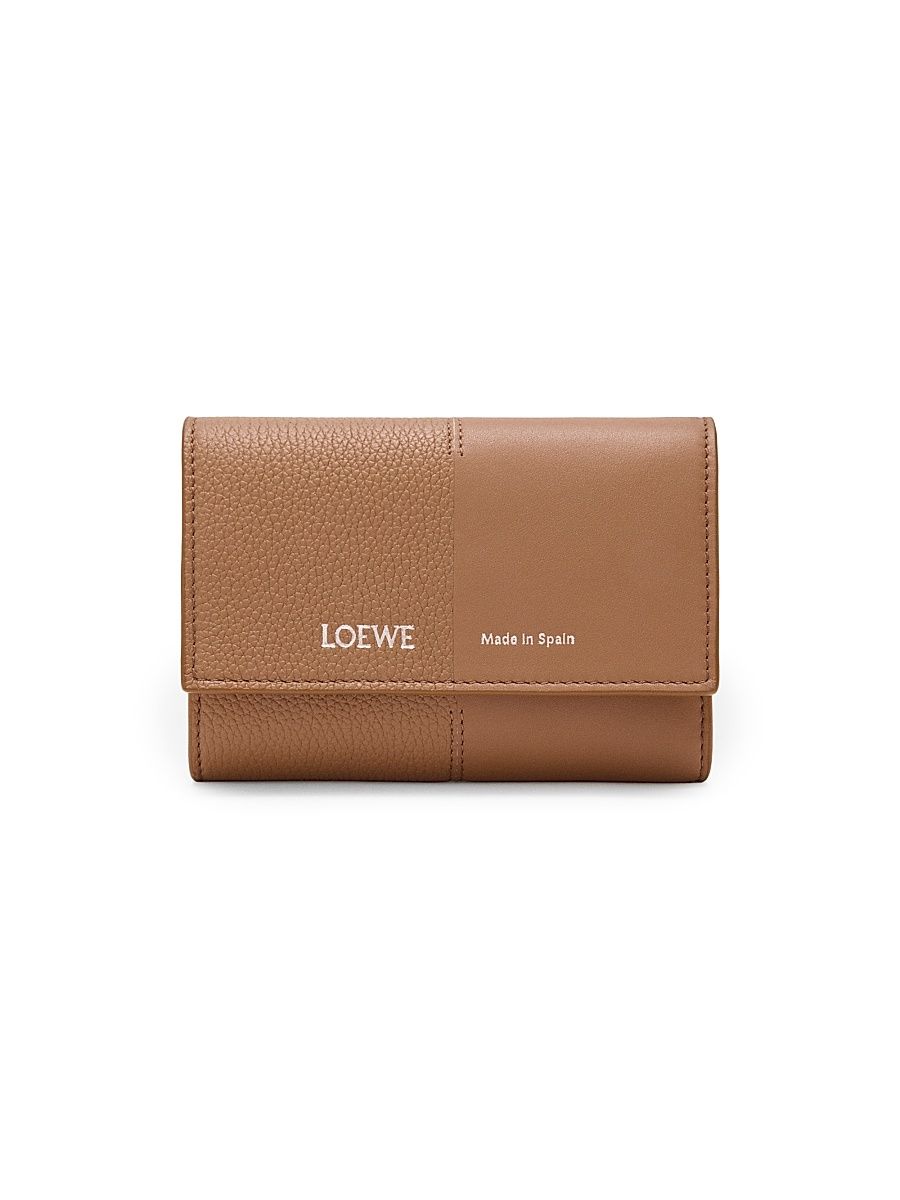 LOEWE Women's Small Duet Logo Wallet - Mocha
