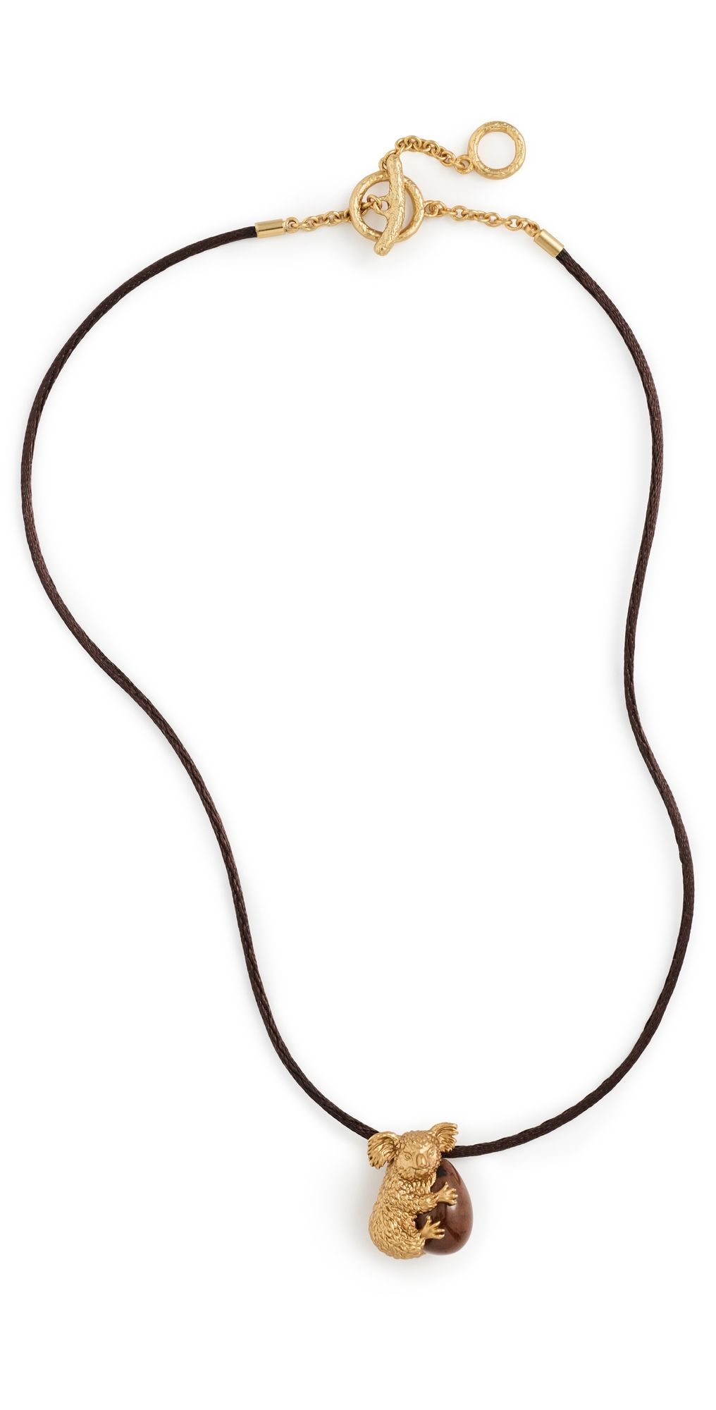 Zimmermann Mira Necklace Gold/Red One Size