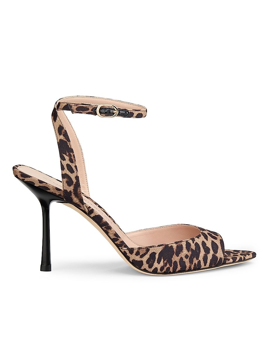 Women's Lexington 85MM Leopard-Print Sandals - Classic Lite - Size 8