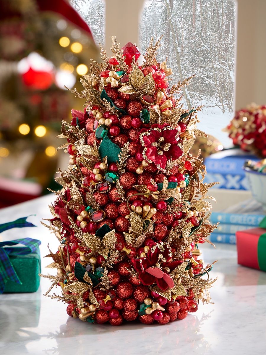 Shining Elegance Tree Tabletop Decoration