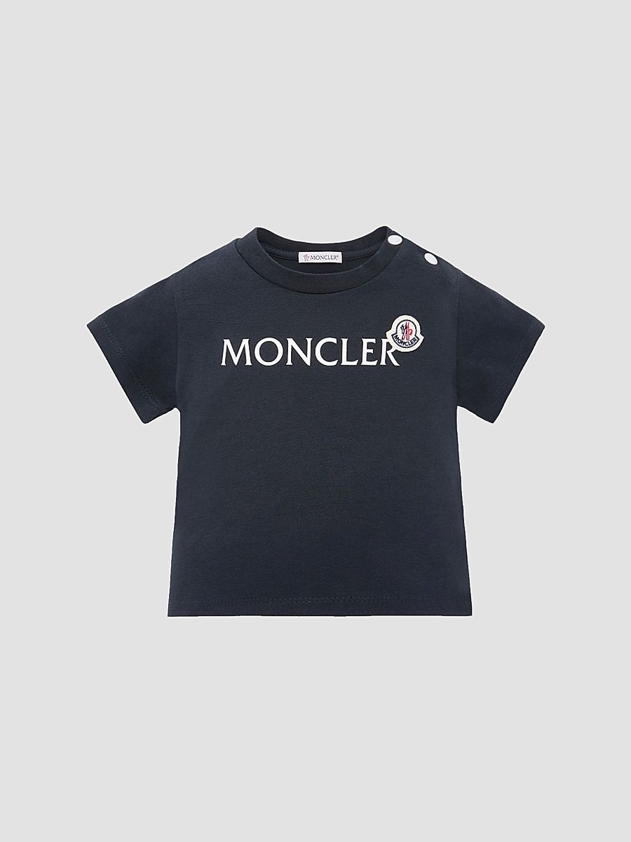 Moncler Boy's Baby Boy's & Little Boy's Crew Neck in Cotton Jersey - Night Blue - Size 3