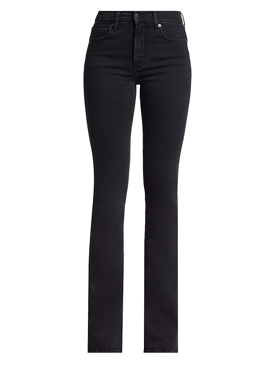Women's Beverly High-Rise Stretch Skinny Flare Jeans - Washed Onyx - Size 32