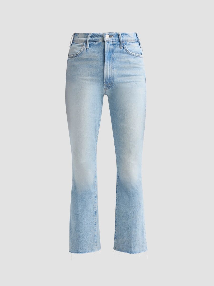 Mother Women's The Hustler Flood Fray Jeans - Out Of This World - Size 32