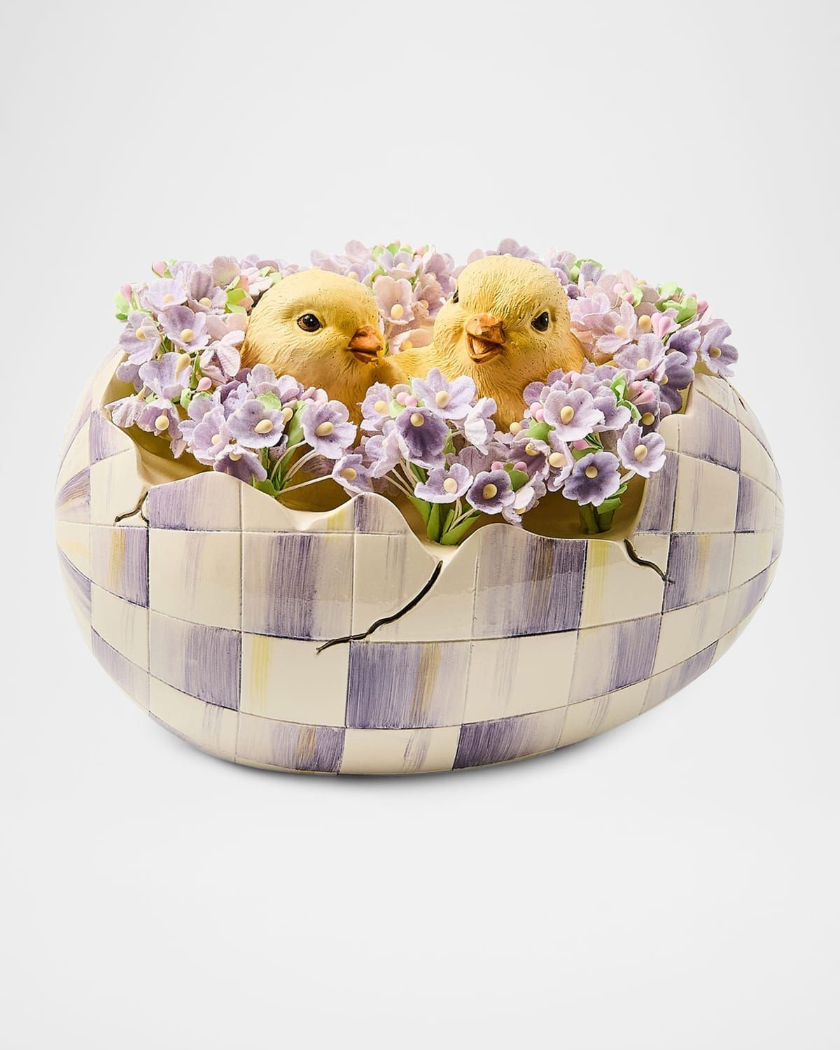 Violet Check Peekaboo Easter Egg