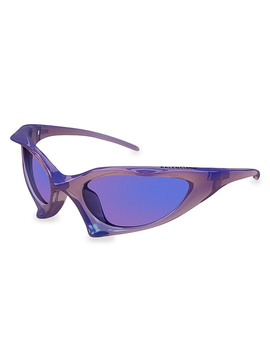 Women's Runner 67MM Geometric Sunglasses - Violet Violet
