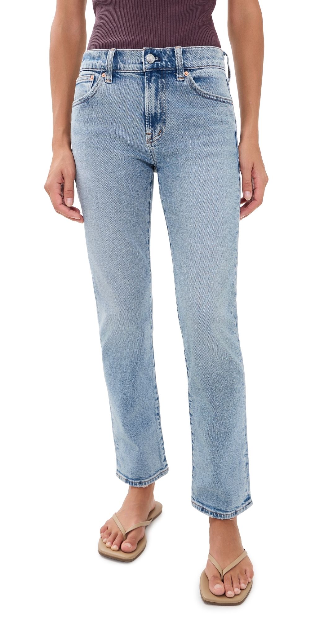 Madewell Jules Slim Straight Jeans RAEBROOK WASH 23
