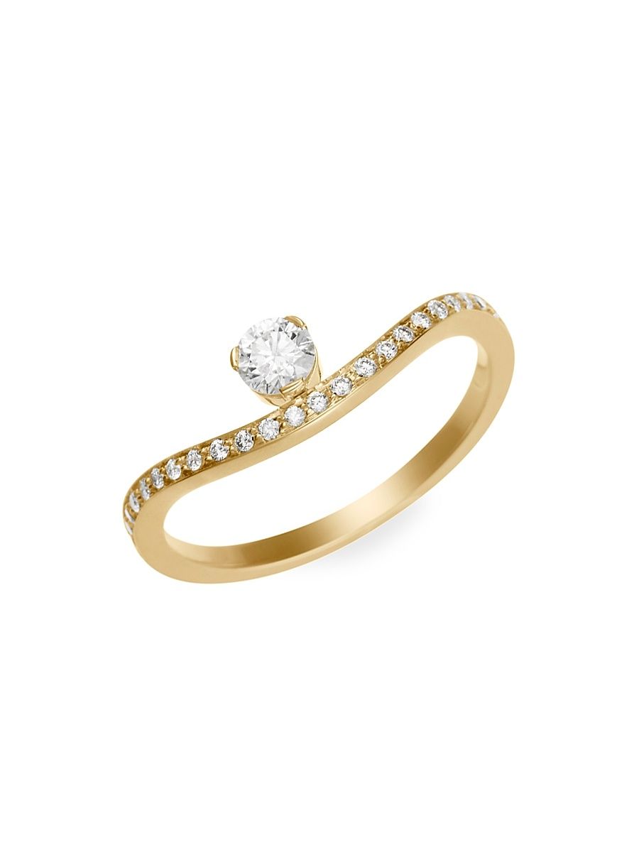 Women's Classic Collection 18K Yellow Gold & Diamond Grace Diamant Ring - Gold - Size 6