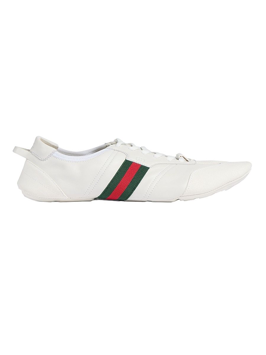 Men's Flex Suede Sneakers - White - Size 9