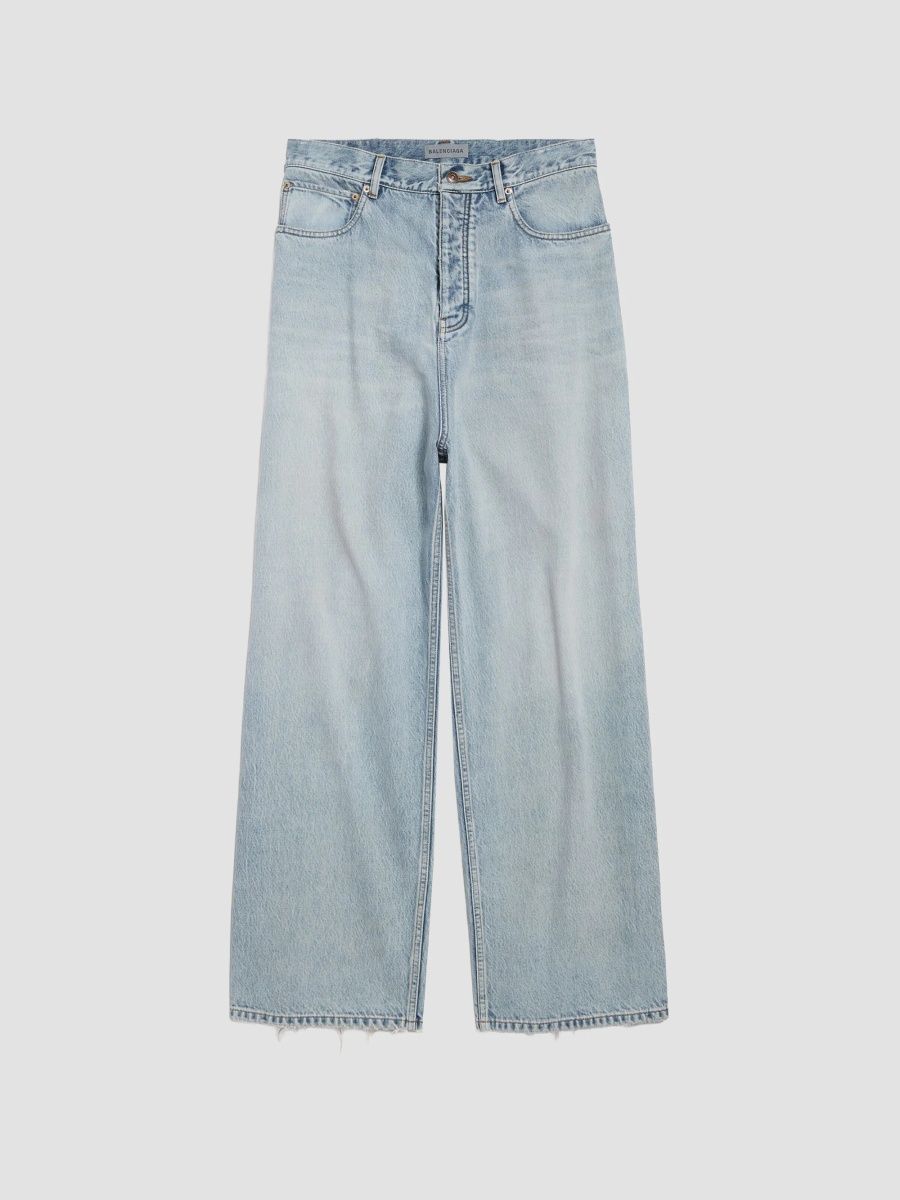 Balenciaga Women's Baggy Fit Jeans - Light Blue - Size 24