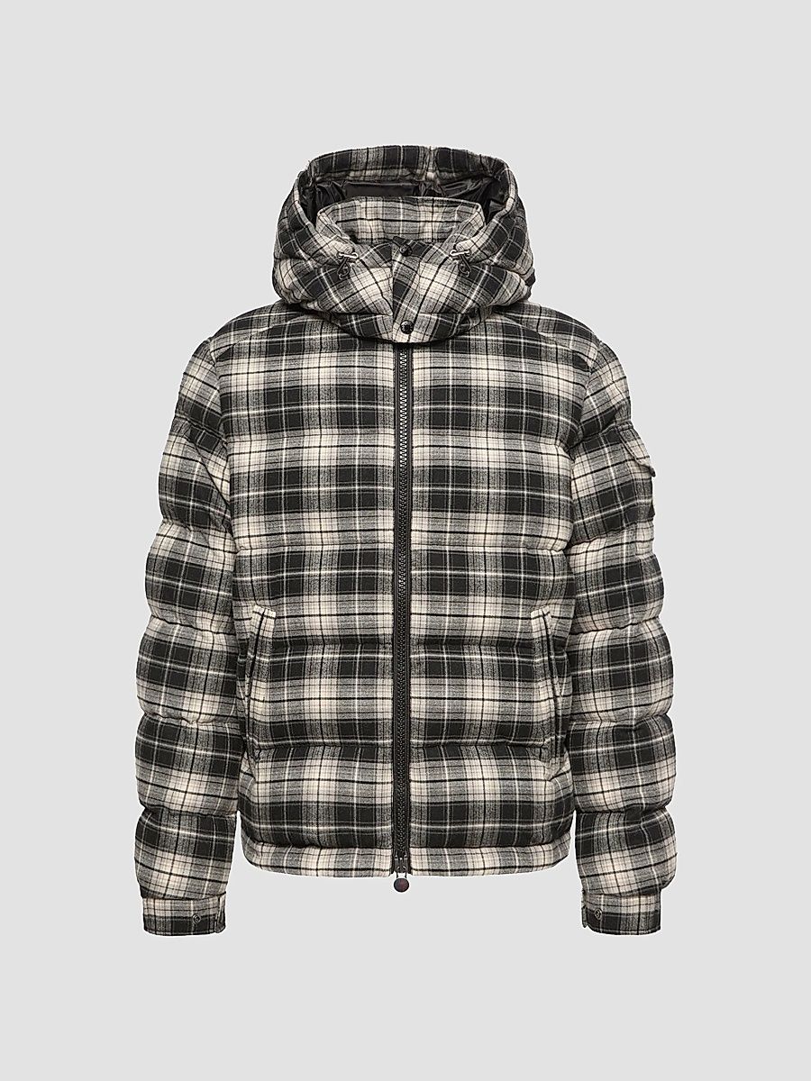 Men's Airor Puffer Jacket - Black White - Size XXXL