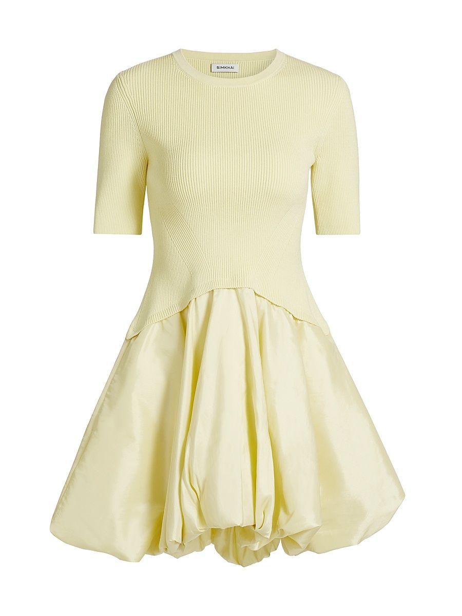 Women's Kenny Bubble-Hem Minidress - Sunglow - Size Small