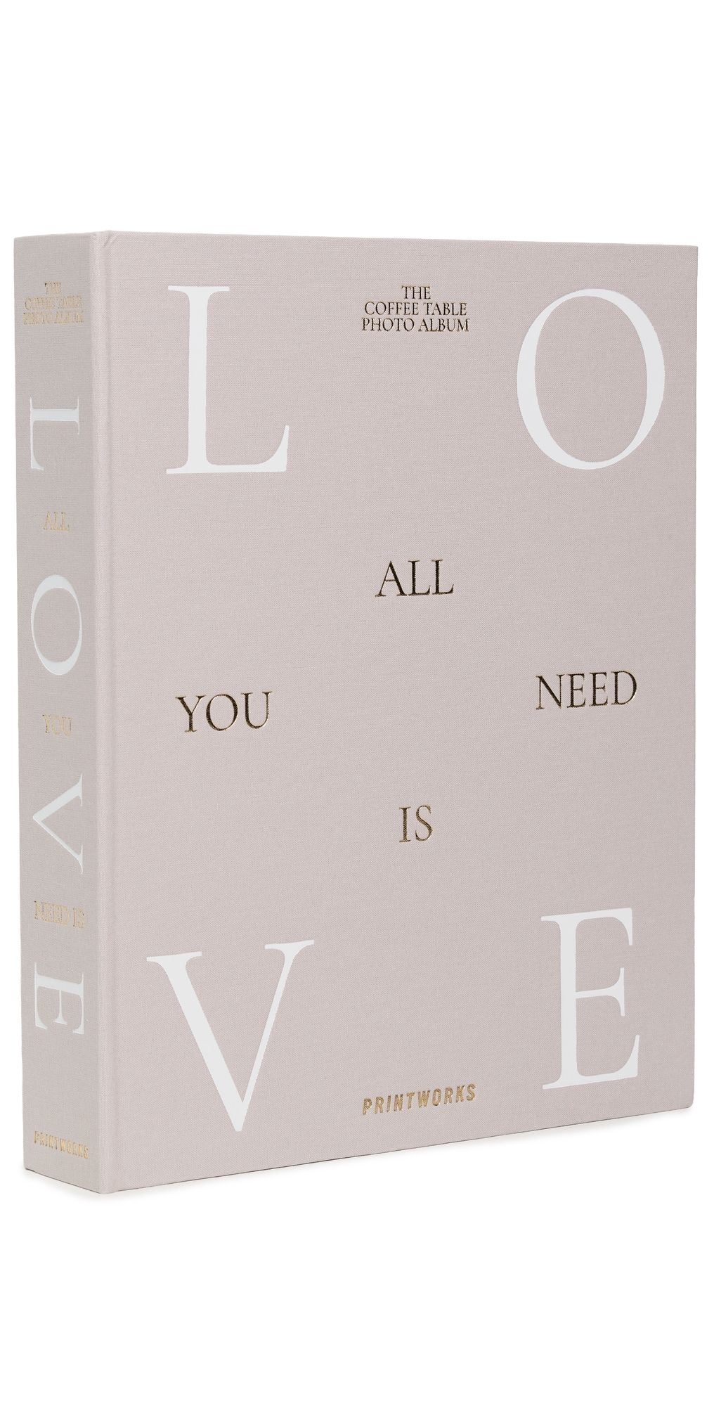 Printworks All You Need Is Love Wedding Album Light Grey One Size