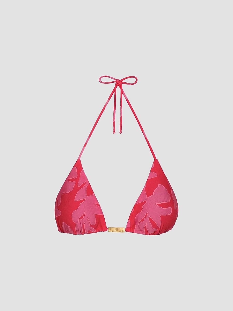 ViX by Paula Hermanny Women's Tri Bikini Top - Multi - Size Small