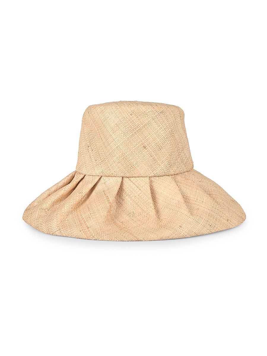 Women's Penelope Convertible Raffia Crossbody Bag - Natural