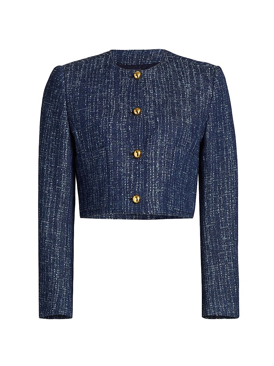 Women's The Tweed Jacket - Indigo - Size Large