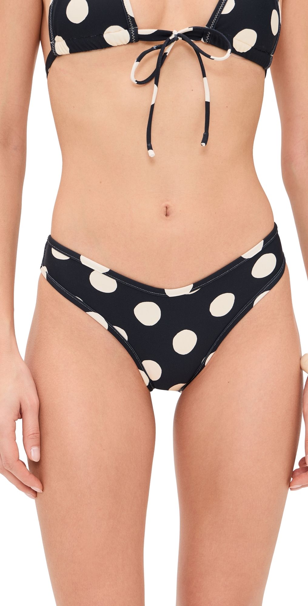 Montce Polka Dot Lulu Bikini Bottoms Polka Dot S