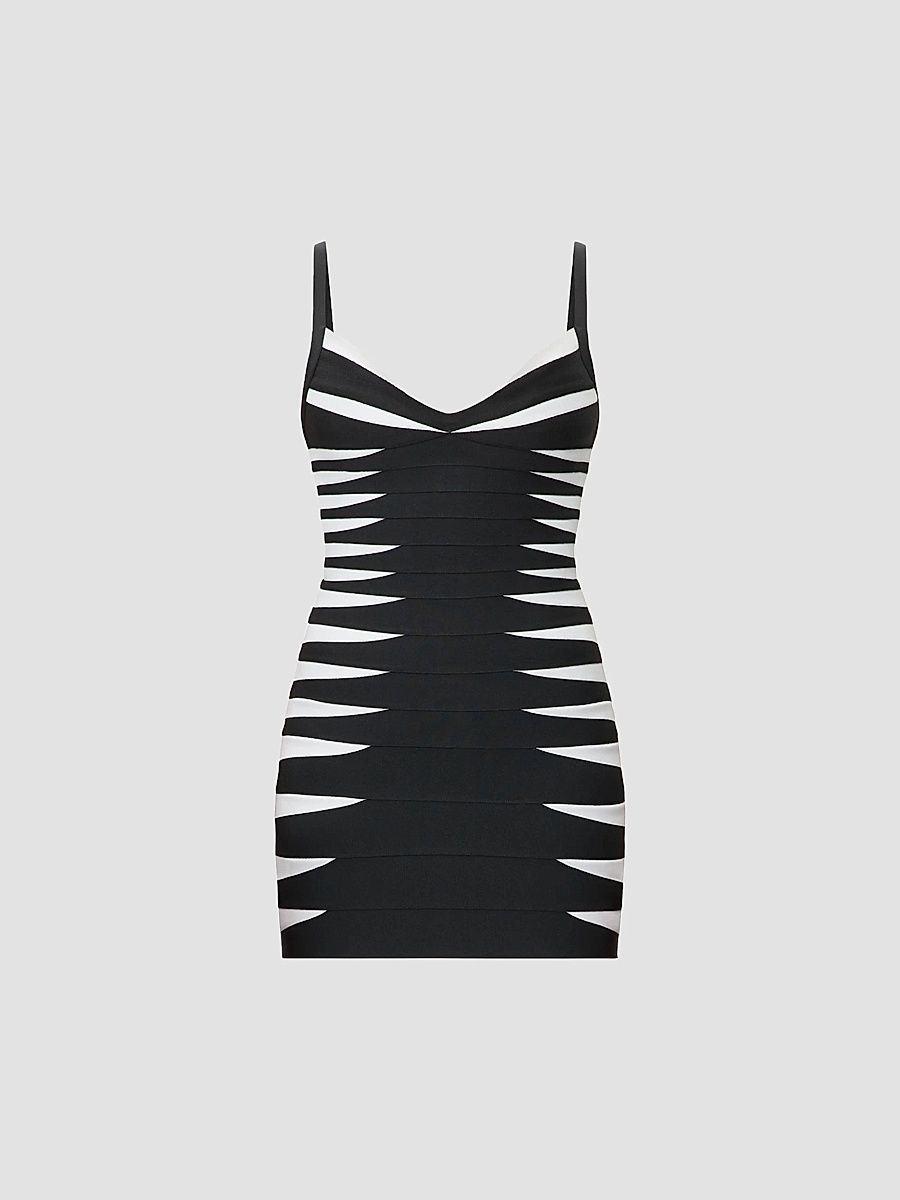 Women's The Tara Mini Dress - Black Alabaster - Size XS