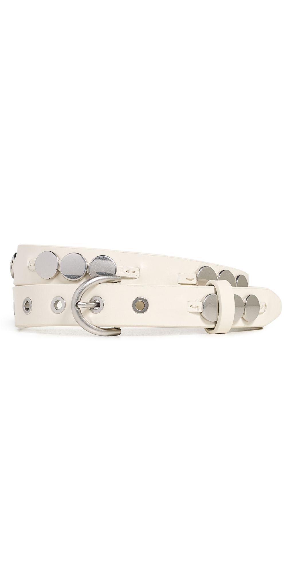 rag & bone Luna Belt Antique White L