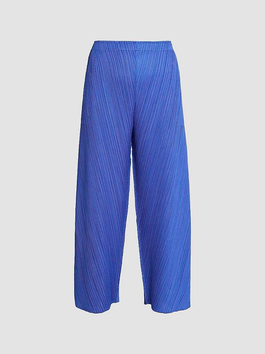 Women's Coast Pleated Pants - Blue - Size Large