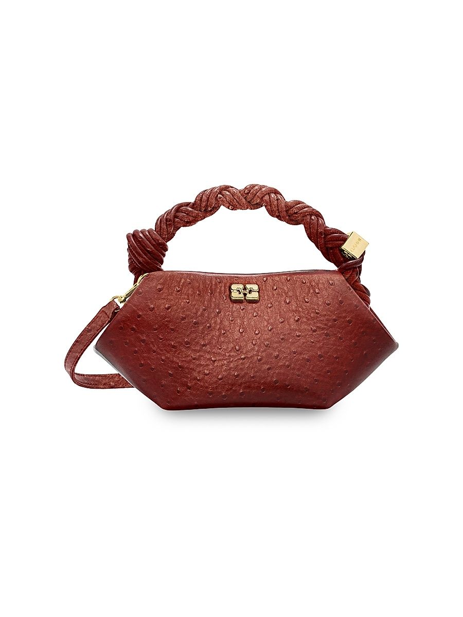 Women's Bou Mini Leather Top Handle Bag - Red