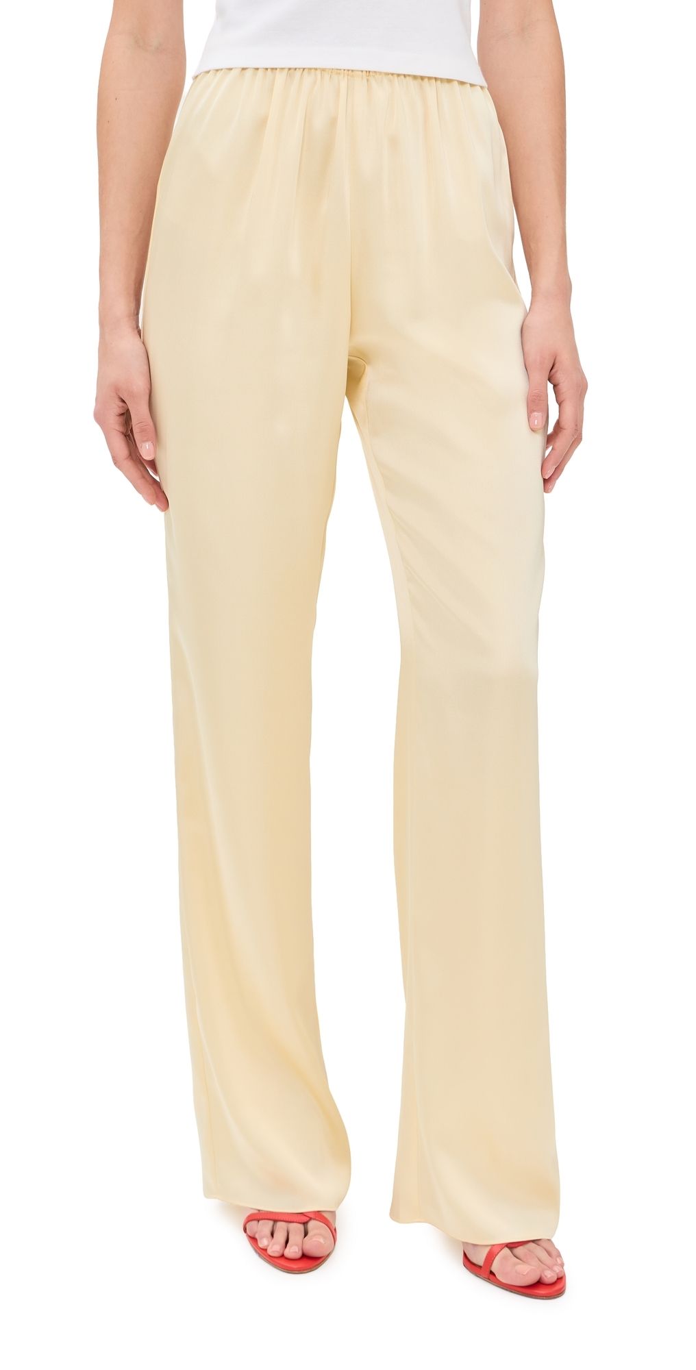 SEROYA Lillian Satin Pants Butter XL