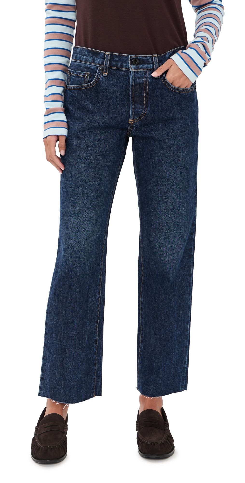 ASKK NY Lowrise Straight Jeans Indigo Stone 27
