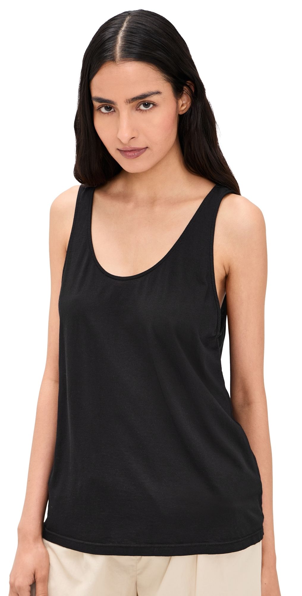 Cotton Citizen The Mykonos Tank Top Jet Black M