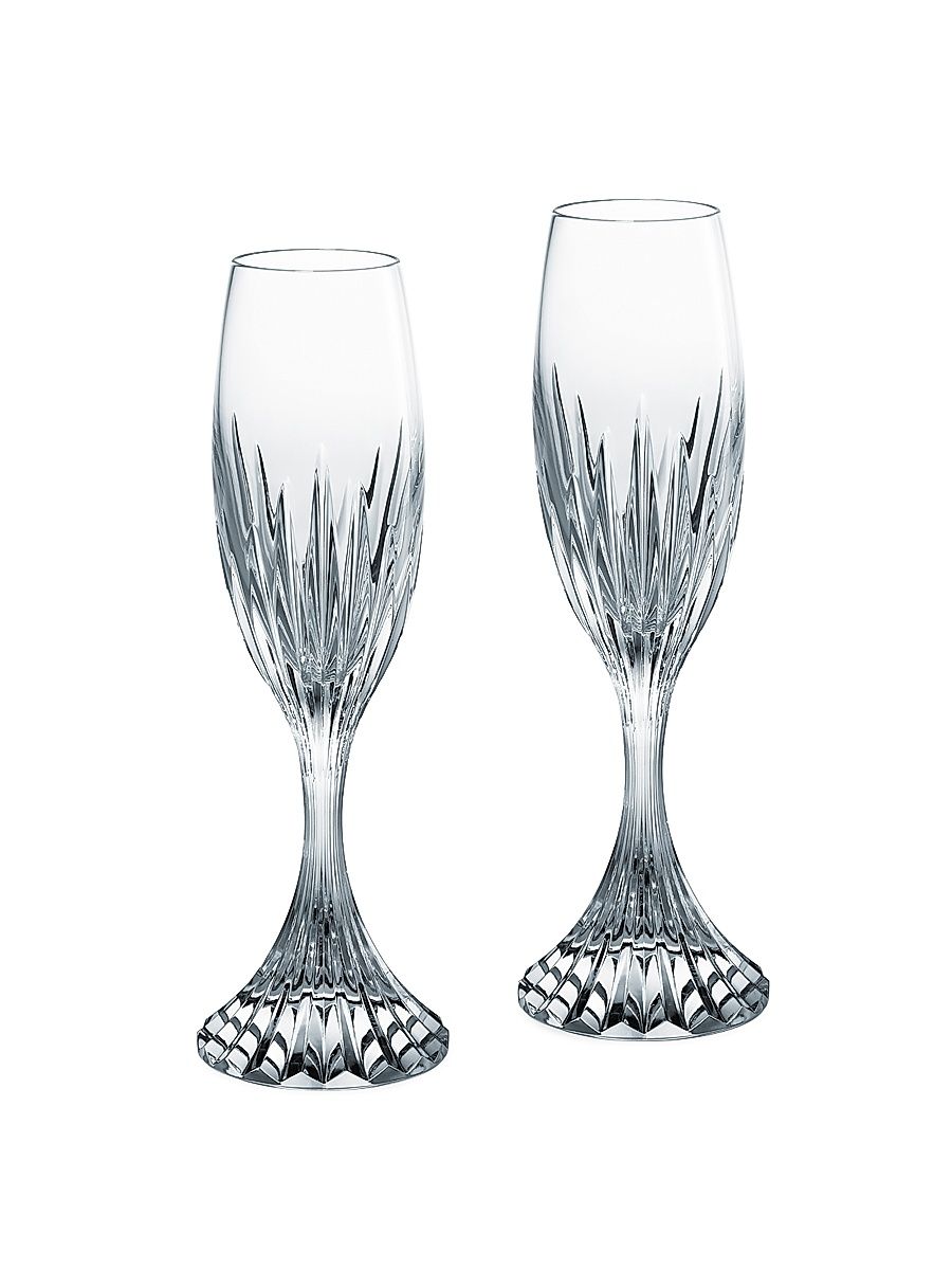 Massena 2-Piece Champagne Flute Set