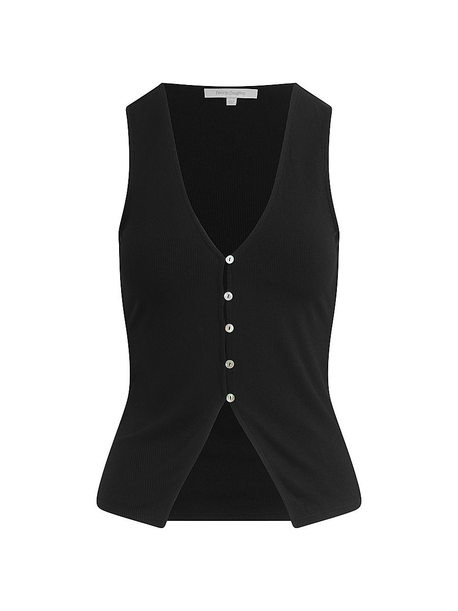 Women's The Good Luck Vest Top - Black - Size Small